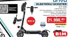 ONVO ST-08 ELEKTRİKLİ SCOOTER ONVO ST-08 ELEKTRİKLİ SCOOTER